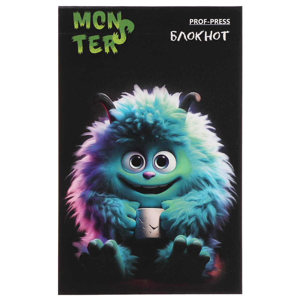 Блокнот А7, 48л, офсет, обложка картон, склейка, в ассортименте - #45