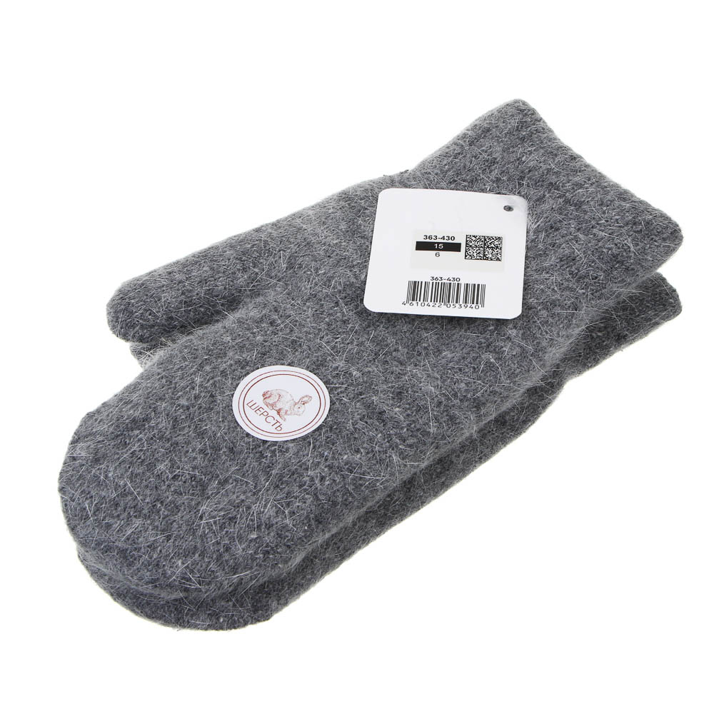 GALANTE Варежки, р.18-20, 20%ангора, 15%шерсть, 15%акрил, 12%нейлон, 38%полиэст, цв.в ас-те, ОЗ25-14 - #6