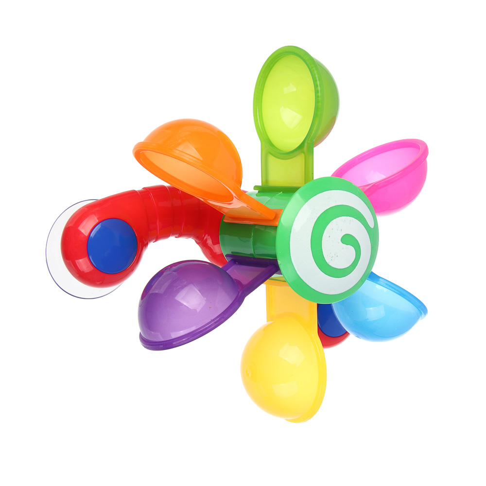 Игрушка развивающая ИГРОЛЕНД "Водяная карусель", набор 3 предмета, ABS, 14x19x4см - #3