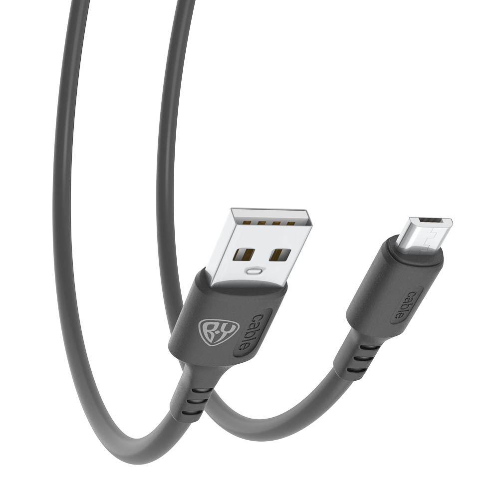 Кабель для зарядки USB(A)-microUSB BY Fusion, 18Вт, 1 м, 2.4A, TPE, черный - #5