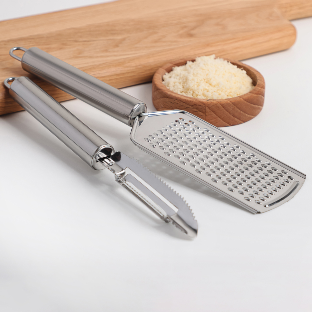 VETTA Набор кухонный, овощечистка+терка, нерж. сталь - #8