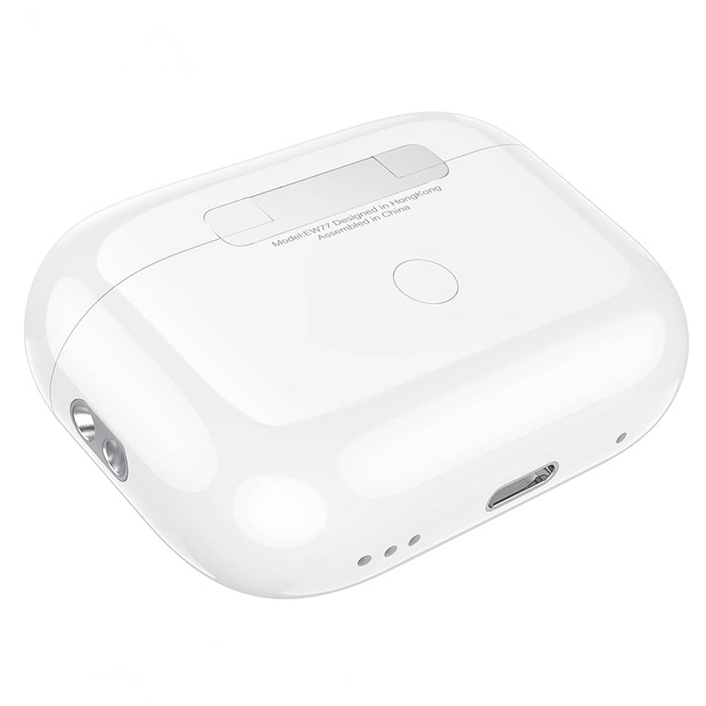 Наушники беспроводные TWS hoco. модель EW77, внутриканальные, 300/30мАч, BT5.4, белый - #7