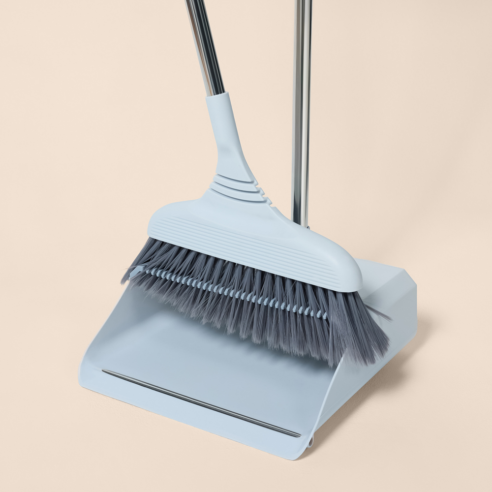 VETTA Набор с длинной ручкой щётка + совок, полипропилен, щётка: 101,5х31, совок: 87х28,5 см - #15