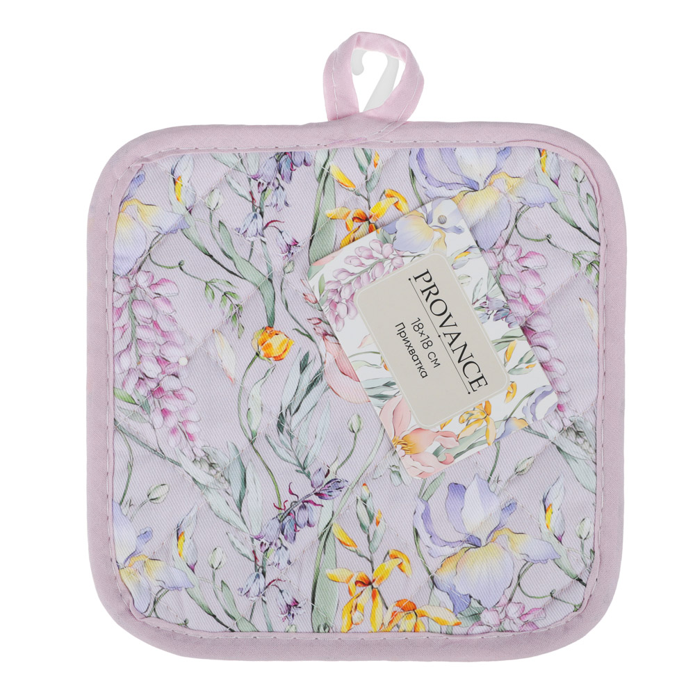 PROVANCE Ботаника Прихватка 18х18см, 100% хлопок, 2 дизайна - #10