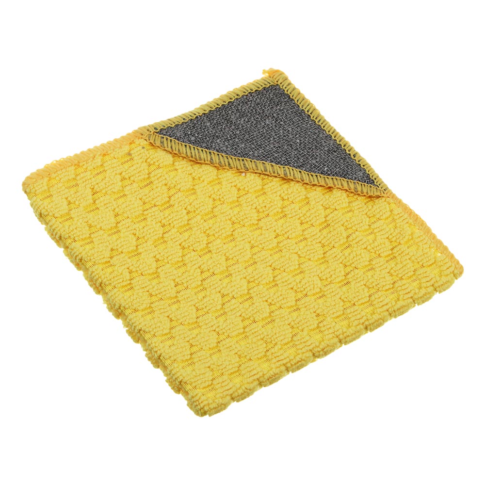 VETTA Салфетка из микрофибры, универсальная, с абразивным уголком, 30х30см, 300г/м2 - #2