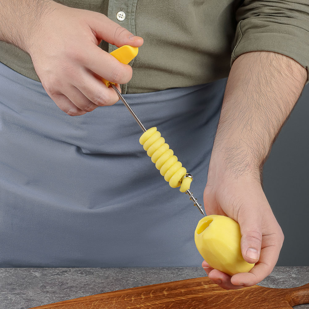 SATOSHI Нож для фигурной нарезки картофеля 21х10см, нерж.сталь - #8