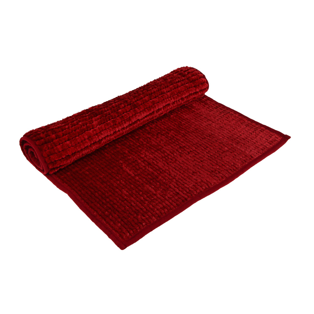 Коврик для ванной комнаты тм VETTA Черри, синель 1000г/см, 50*80 см - #4