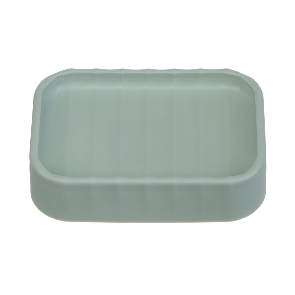 Мыльница тм VETTA Сидней, пластик, PP, оливковый, 11,4x7,3x2,8см - #2