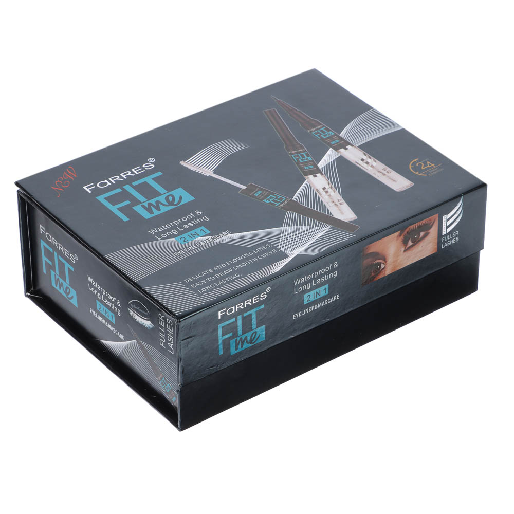 Подводка для глаз + фиксирующий гель для бровей и ресниц 3,0 г +, тм Farres, 8 мл - #7