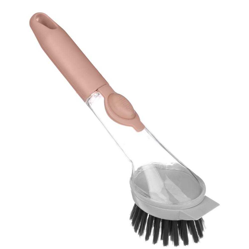 Щетка для посуды с дозатором тм Vetta, 23,5х7х4,5 см, полипропилен, серая - #2