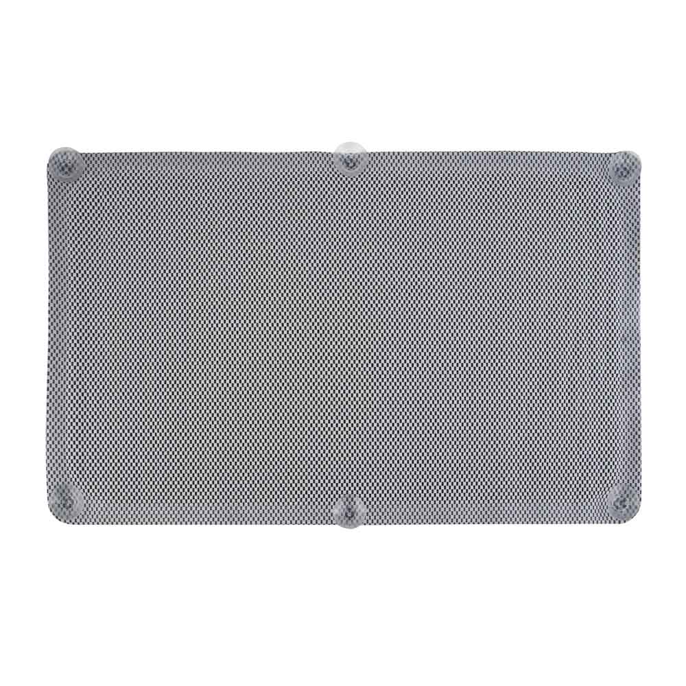 Коврик противоскользящий тм VETTA Capri, 75x44см, ПВХ 100%, серый - #5