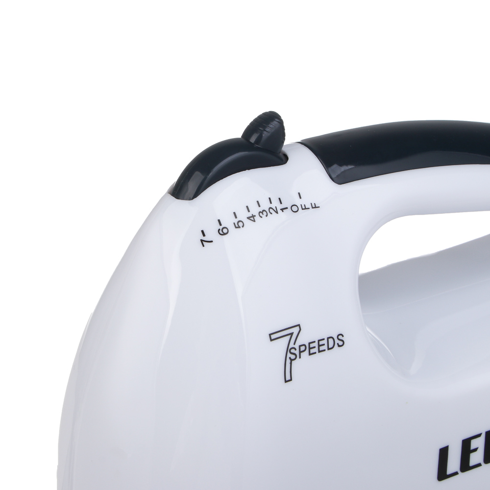 LEBEN Миксер кухонный 350Вт, 7 скоростей, 4 насадки, металлическая чаша 2л - #7