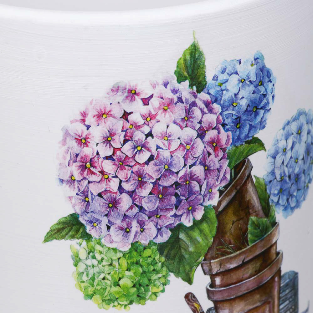 INBLOOM Кашпо Цветы 10х10см, керамика - #4