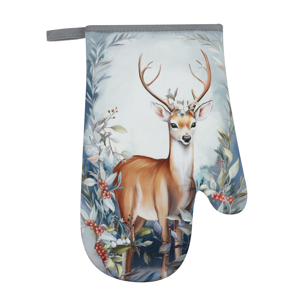 PROVANCE Нордик Прихватка-варежка, 18х28см, 100% хлопок, олень - #1
