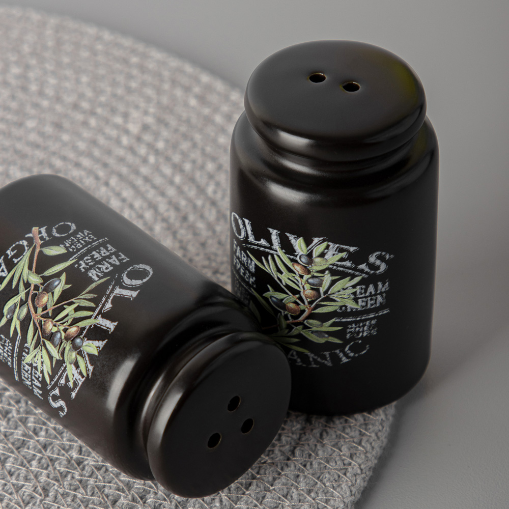 MILLIMI Олива Набор для соли и перца, 5х8см, керамика - #7