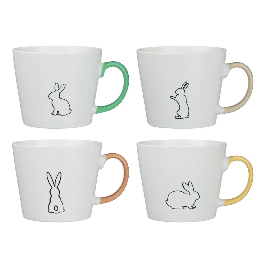 Кружка Рэббит тм MILLIMI, 390мл, 4 дизайна, фарфор - #1