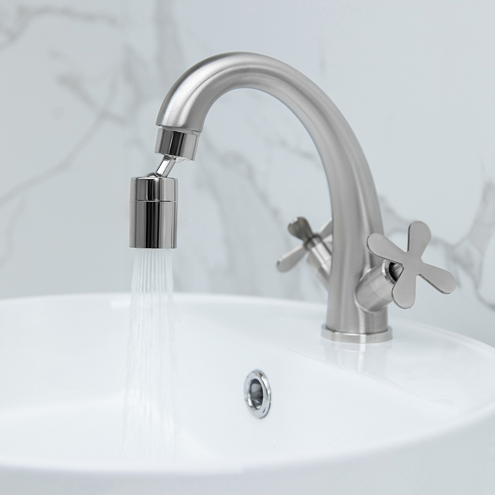 Аэратор-насадка для смесителя универсальная, режим душ, вращение по осям тип1 - #7