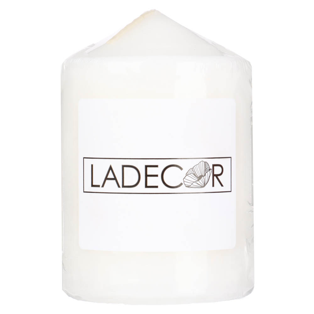Свеча пеньковая Ladecor, белая, 7х10 см - #2