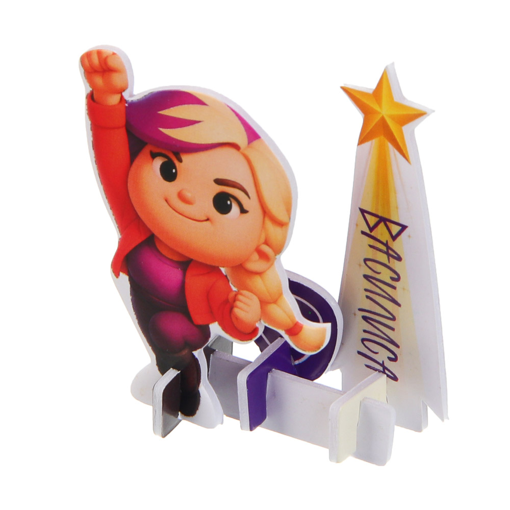 BY 3Д пазл "Супергеройский", пенокартон, 6х8,4см, 25 дизайнов - #9