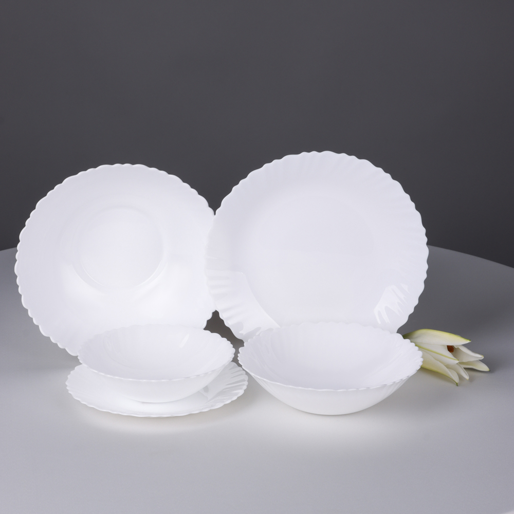 MILLIMI Бьянко Плюс Тарелка десертная, опаловое стекло, 19см - #6