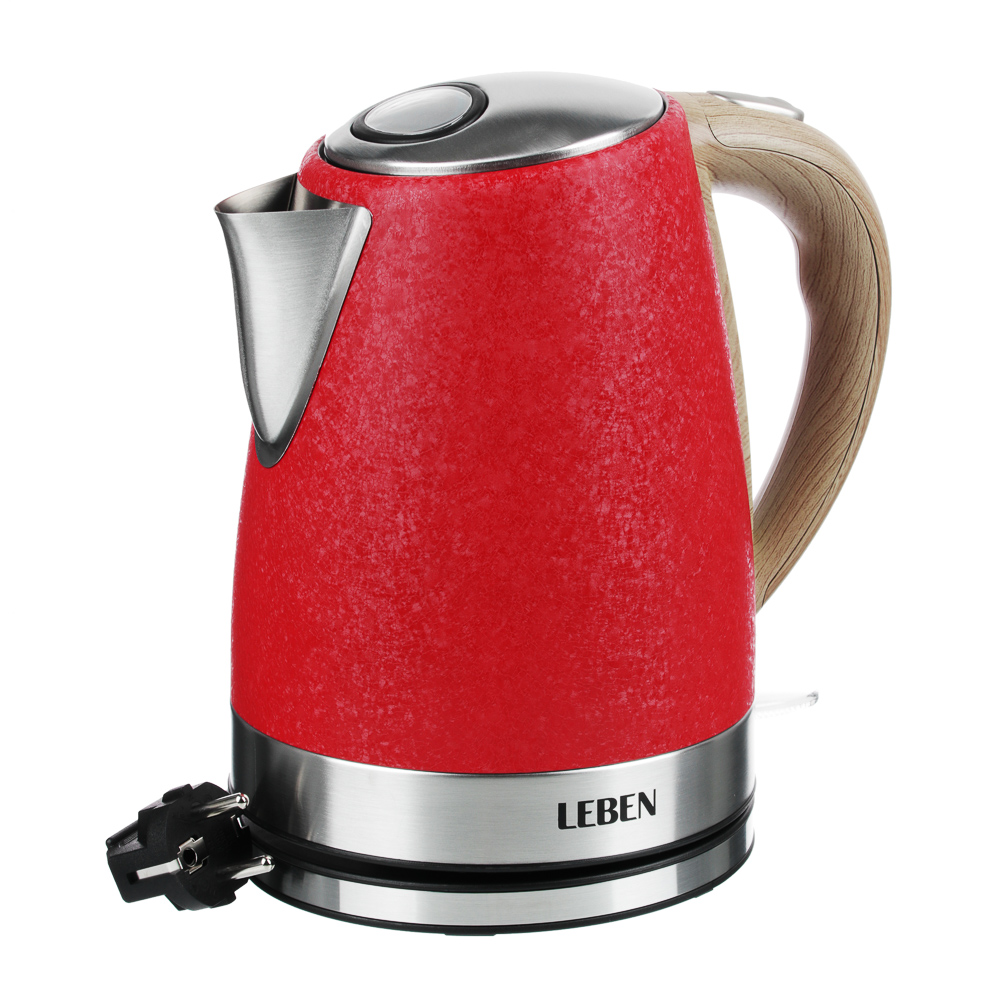 Чайник электрический LEBEN, 1,8 л, красный - #7