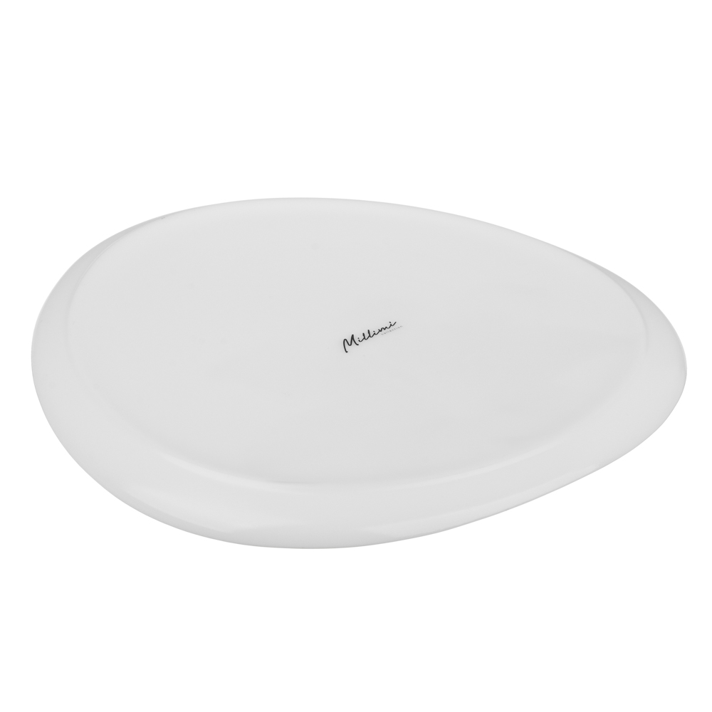 MILLIMI Лилия Блюдо, опаловое стекло, 30.5см, треугольная форма - #6