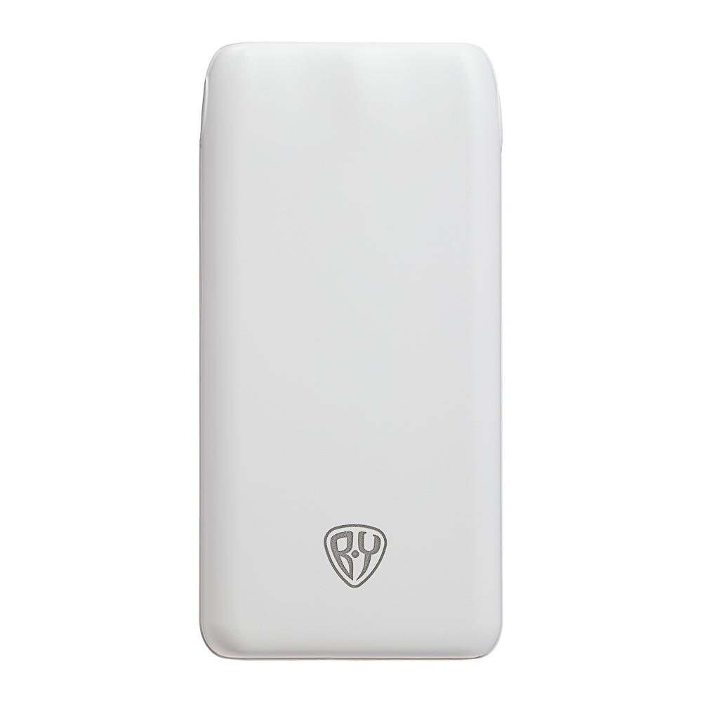 BY Аккумулятор мобильный, 10000 мАч, 1xUSB-A, 2xUSB-C, 20W, 3A, пластик, белый - #3