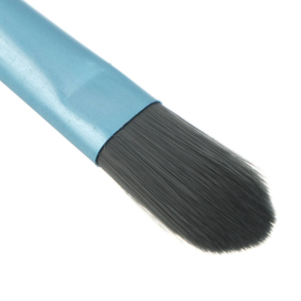 Кисти для визажа 8 шт тм ЮНИLOOK ,пластик, металл, иск.ворс, ПУ, 10,5-12 см, 3 цвета - #5