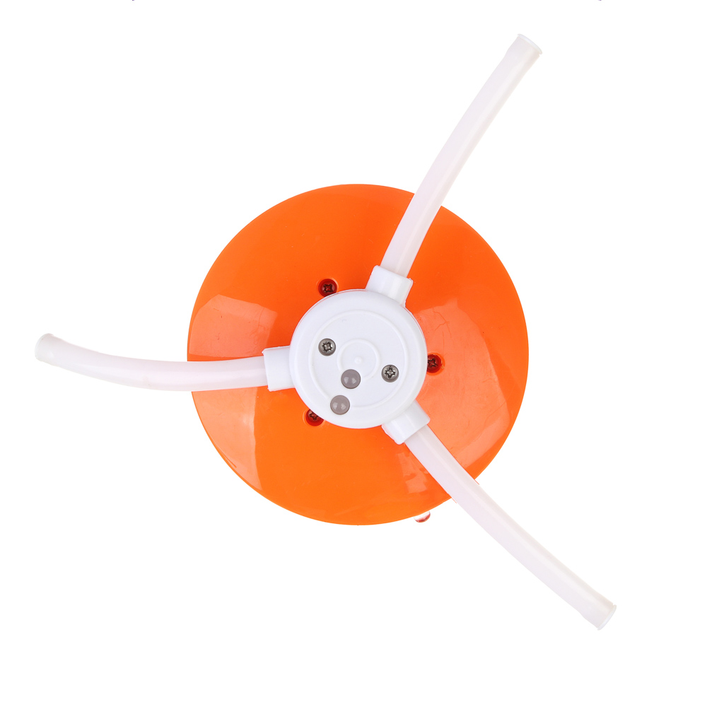 ИГРОЛЕНД Рыжий Волчок музыкальный светящийся, 6,6x6,8x11,3 см, 3xАА, ABS - #4