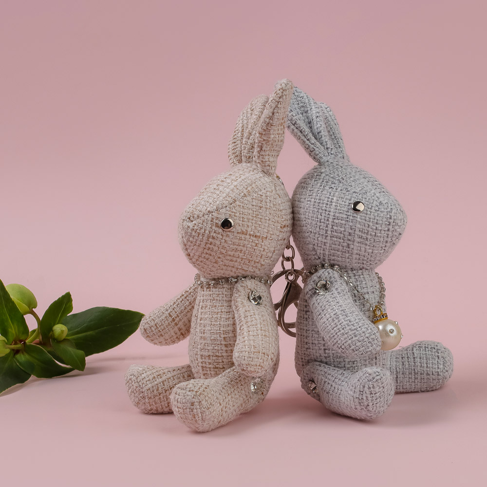 Брелок Кролик с ожерельем - #7
