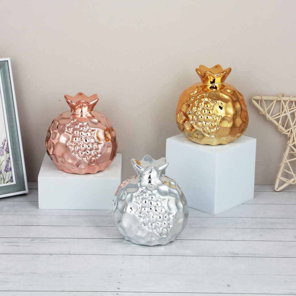 Фигурка декоративная, Гранат, 8,8х8,8х9,2 см, 3 цвета - #6