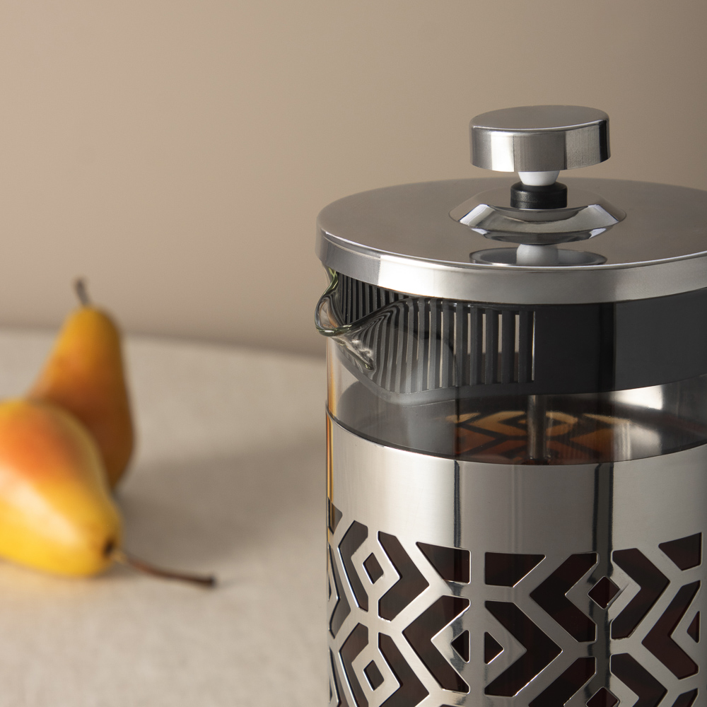 SATOSHI Гельсингфорс Френч-пресс 1000мл, жаропрочное стекло - #10