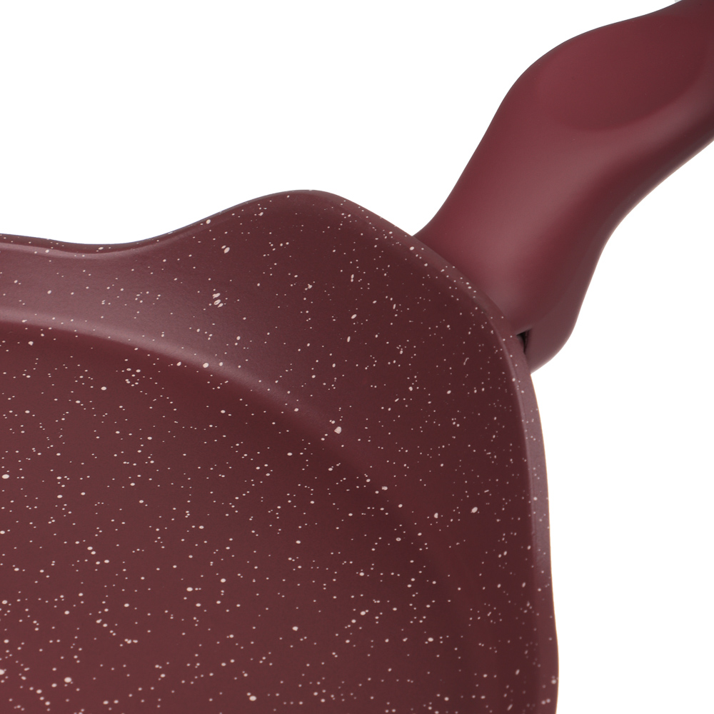 Сковорода литая блинная тм SATOSHI Мари d24см, антипригарное покрытие мрамор, индукция, 3 цвета - #4