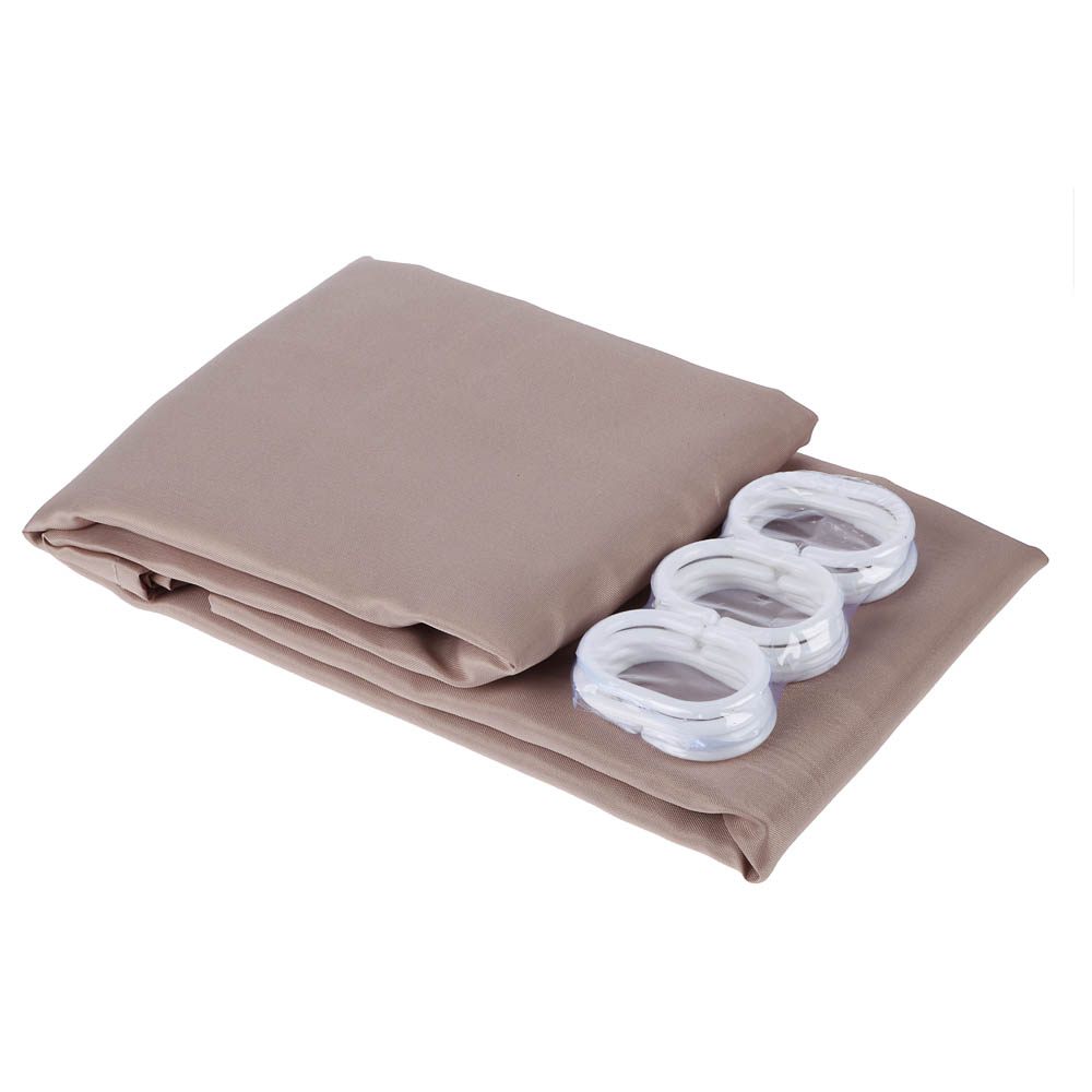 Шторка для ванной тм VETTA Фора, с утяжелителем, полиэстер 80 г/м2, 180x180 см, 2 цвета - #3