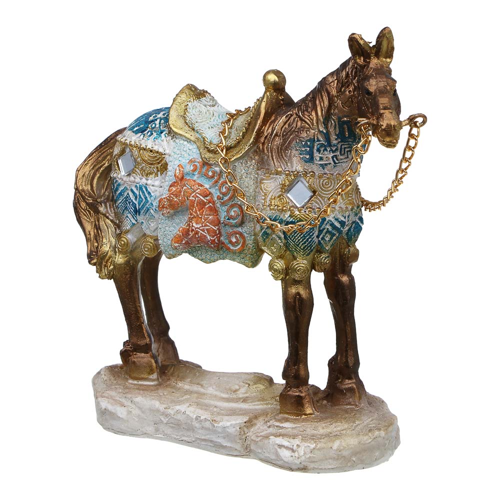 СНОУ БУМ Сувенир лошадь полистоун 14x5.7x13.7 см, 26-577 - #1