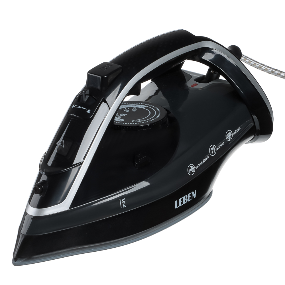 LEBEN Утюг 3000ВТ керамич покрытие, антикапля, антинакипь, шнур1,8м - #1