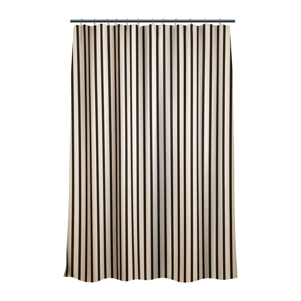 Штора для ванной тм VETTA Tessa, полиэстер 90 г/м2, 180x200см, 12 металлических колец - #1