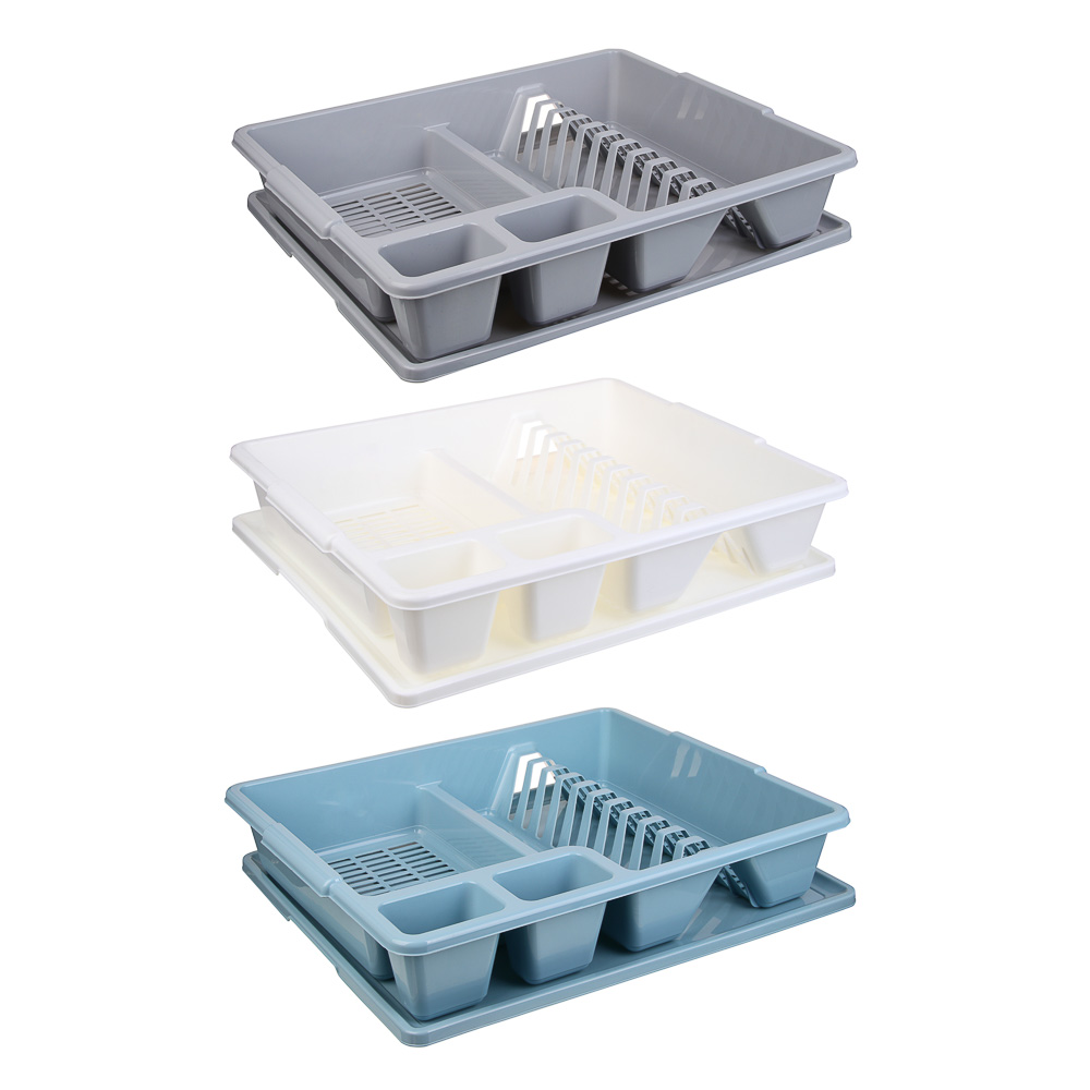 Сушилка для посуды тм VETTA, 44х36,3х9,3см, пластик - #1