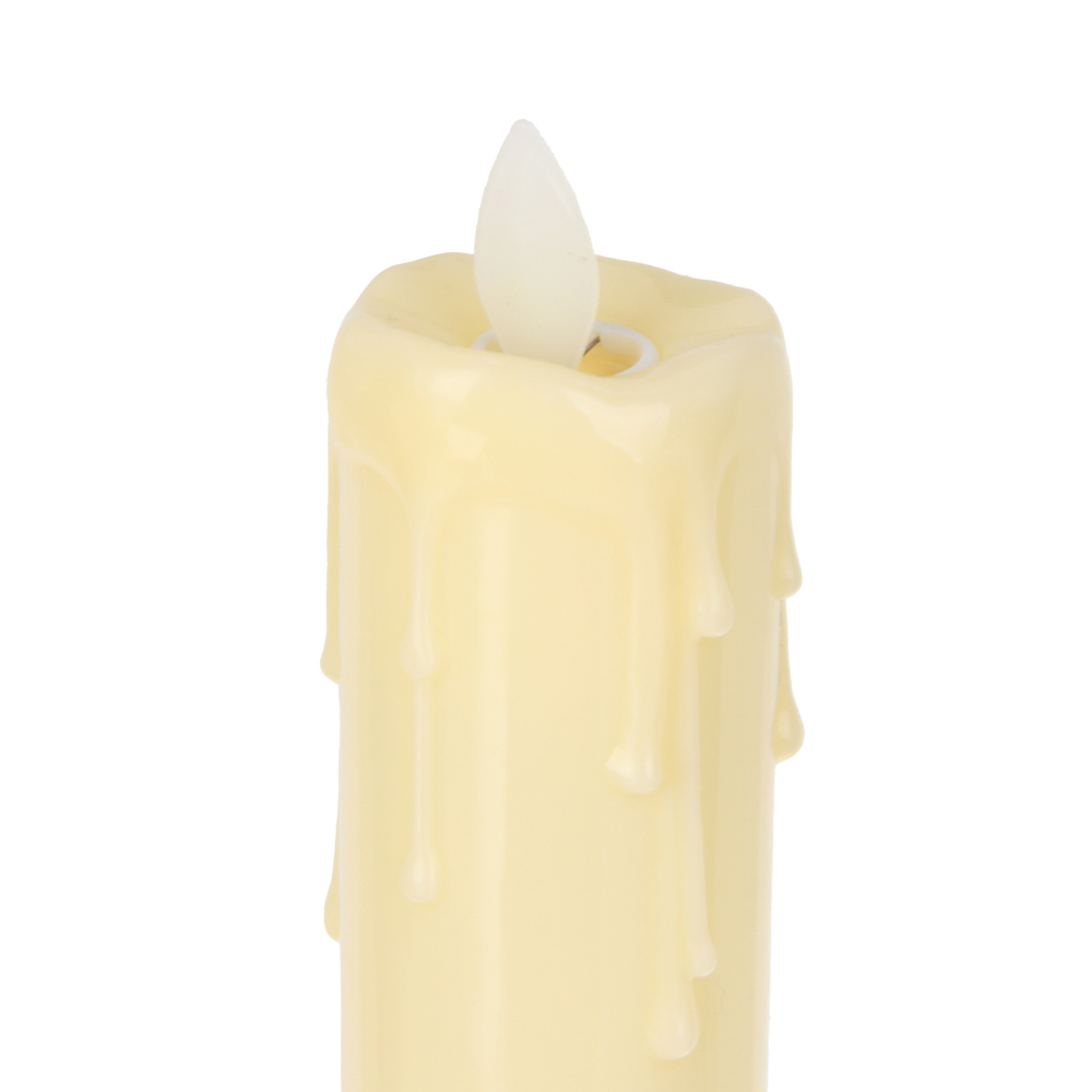 СНОУ БУМ Светильник декор. LED в виде свечи, 7,3x24,5см, PP, 3хAAA, 1 режим, эффект движ. пламени - #3