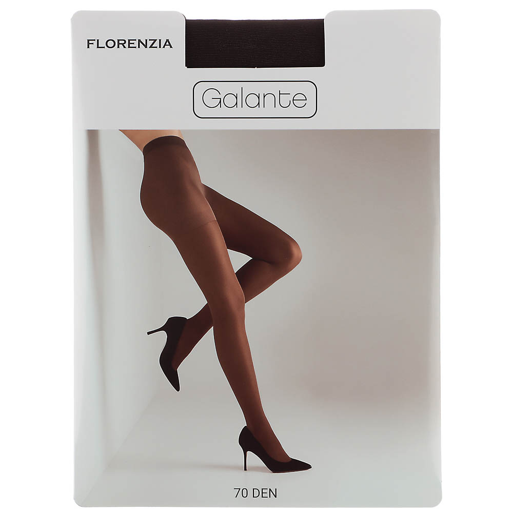 GALANTE Florenzia Колготки 70 DEN с шортиками, 84% полиамид, 16%эластан, размер 3, цвет кофейный - #1