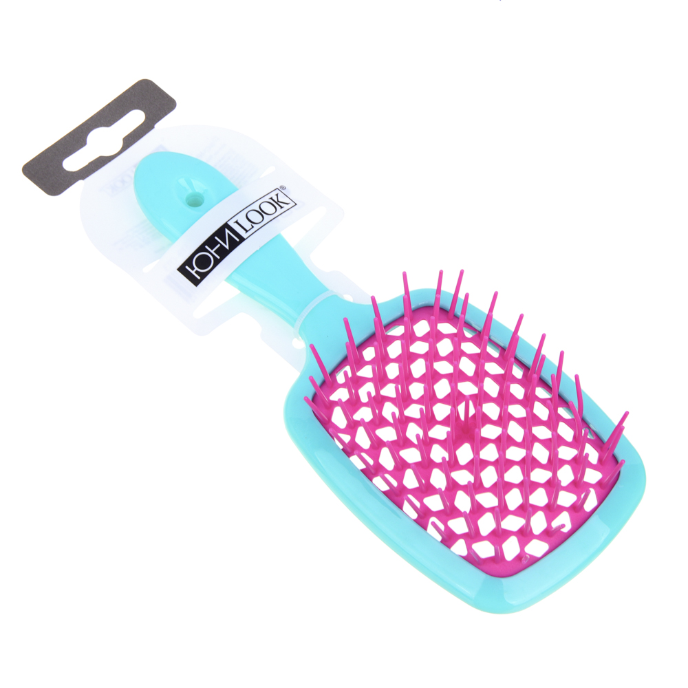 Расческа массажная тм ЮНИLOOK, 20,5см, ТПЭ, AБС пластик, 6 цветов - #6