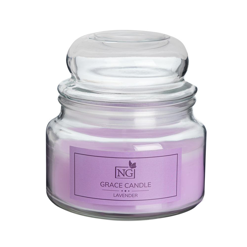 NEW GALAXY Cвеча ароматизированная Grace Candle 170 гр. ваниль, хлопок, лаванда, красные фрукты - #3