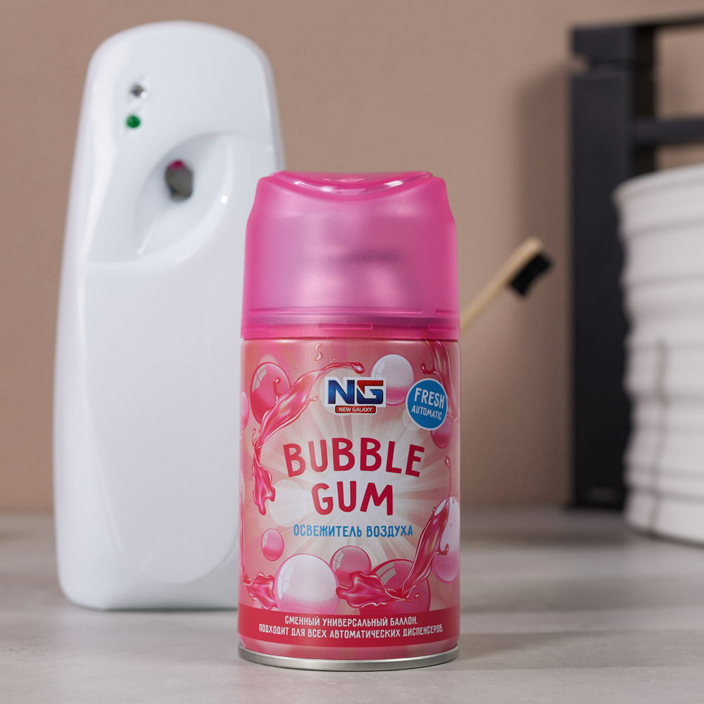 NEW GALAXY Освежитель воздуха Автоматик Fresh 250мл, бабл гам - #4