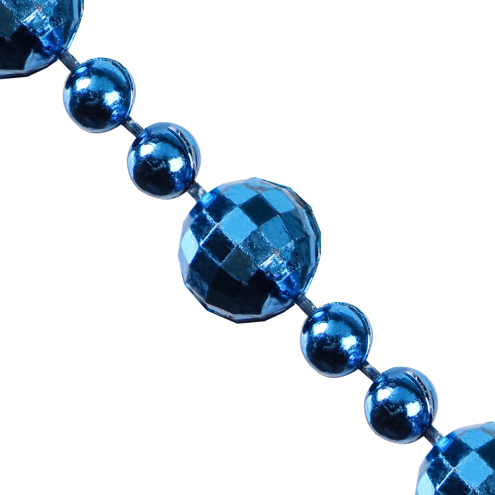СНОУ БУМ Бусы декоративные 0,8x270 см, синий, 26-567 - #2