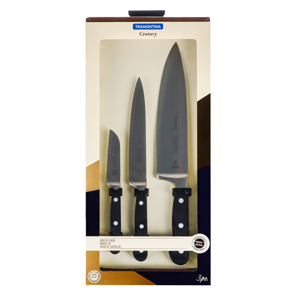 Набор ножей 3 шт Century Tramontina, 24099/037 - #18