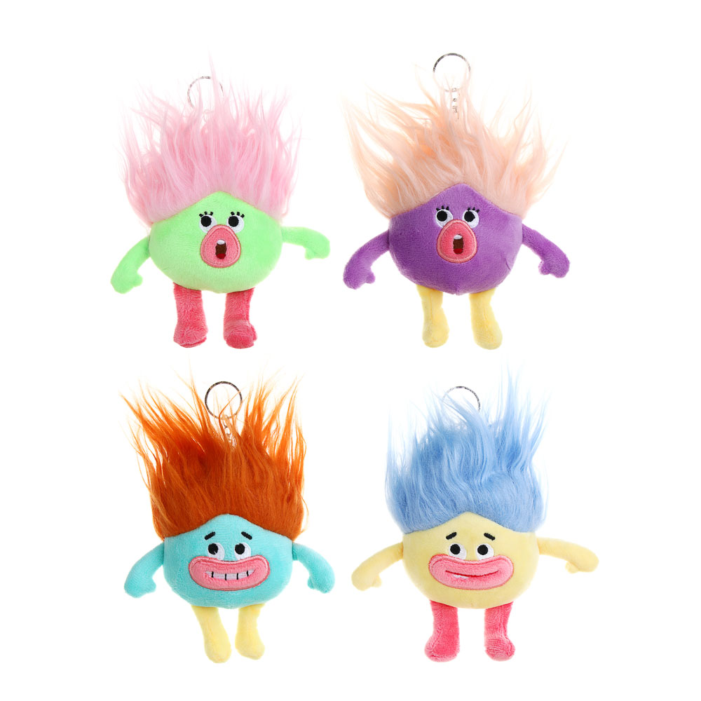 ИГРОЛЕНД Брелок мягкий "Губастик" с подвесом, 12 см, полиэстер, 4 вида - #1