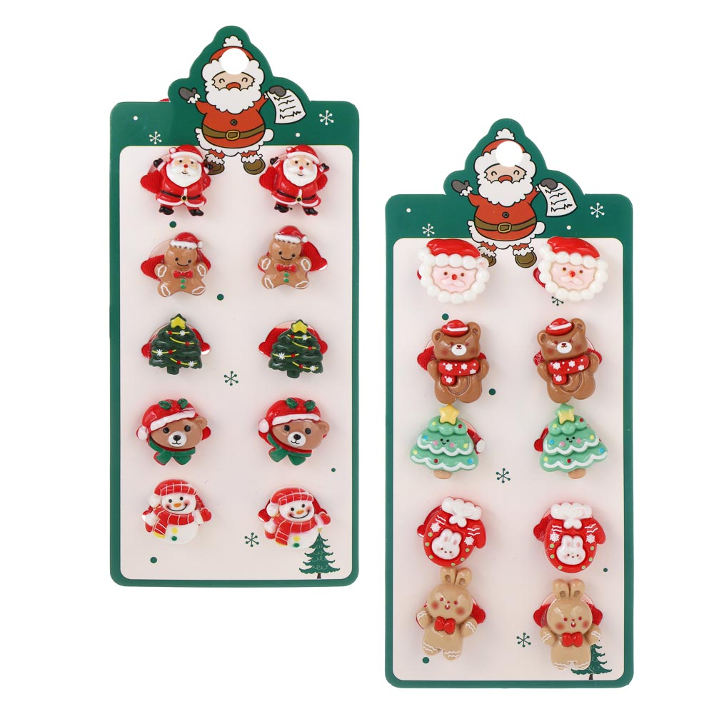 Резинки для волос 10 шт, тм ЮНИLOOK, d3см, полимер, 2 дизайна, #5 - #5