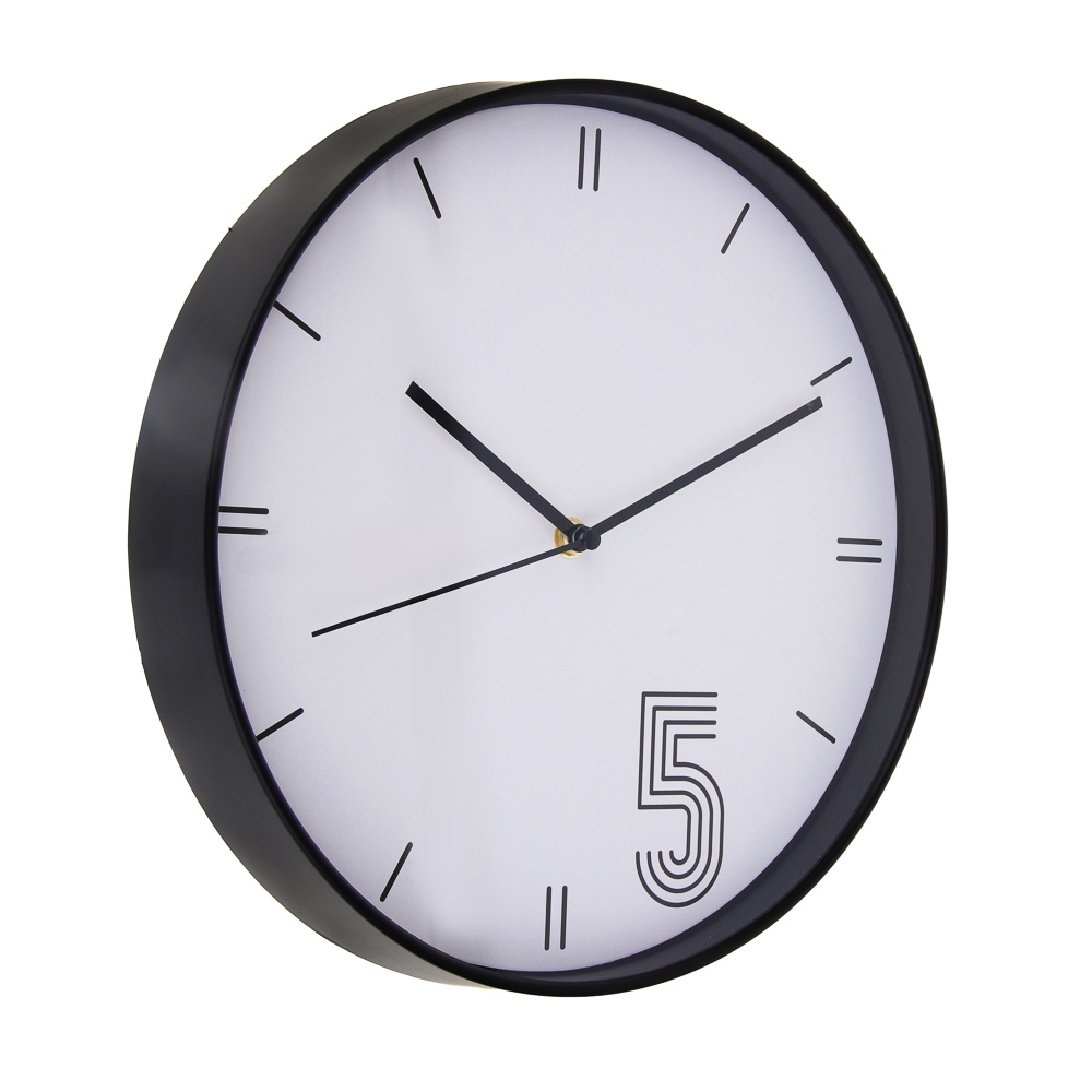 LADECOR CHRONO Часы настенные круглые, пластик, d30 см, тикающий ход, 1xАА, арт08-29 - #2