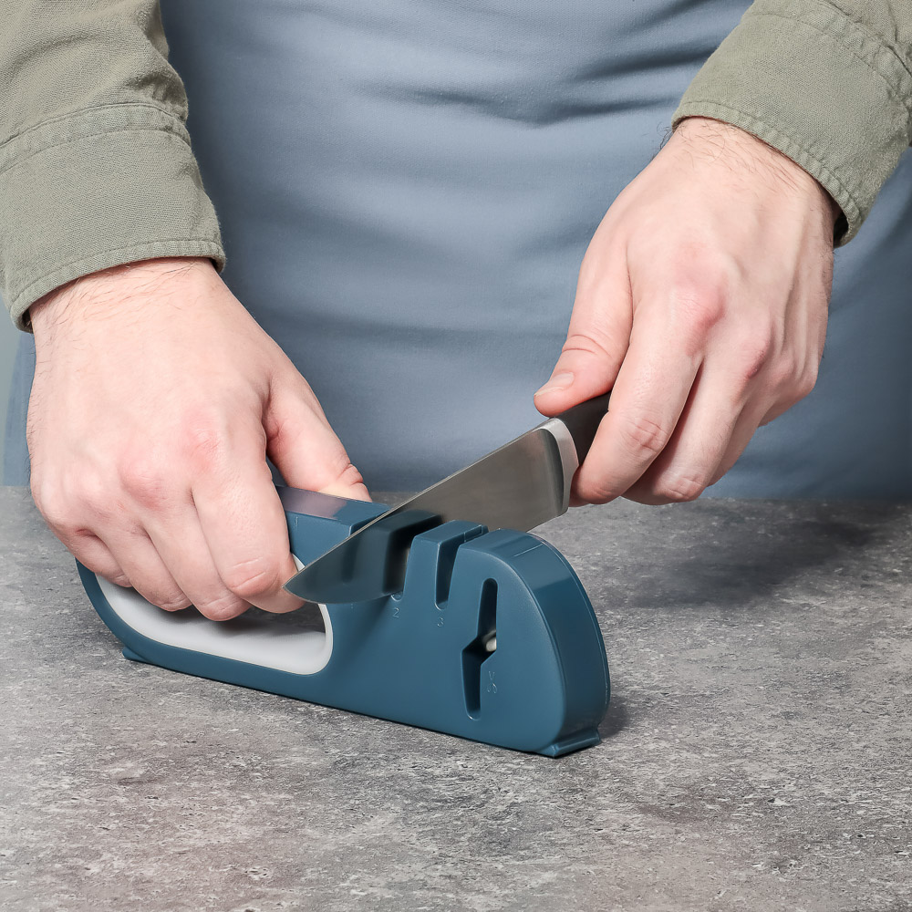 SATOSHI Ривьера Точилка для ножей и ножниц, 3 уровня заточки - #9