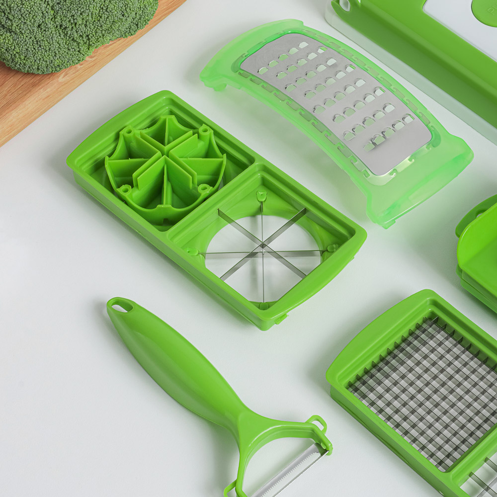 VETTA Овощерезка универсальная "Супер Слайсер", VS-288, 14 предметов - #16